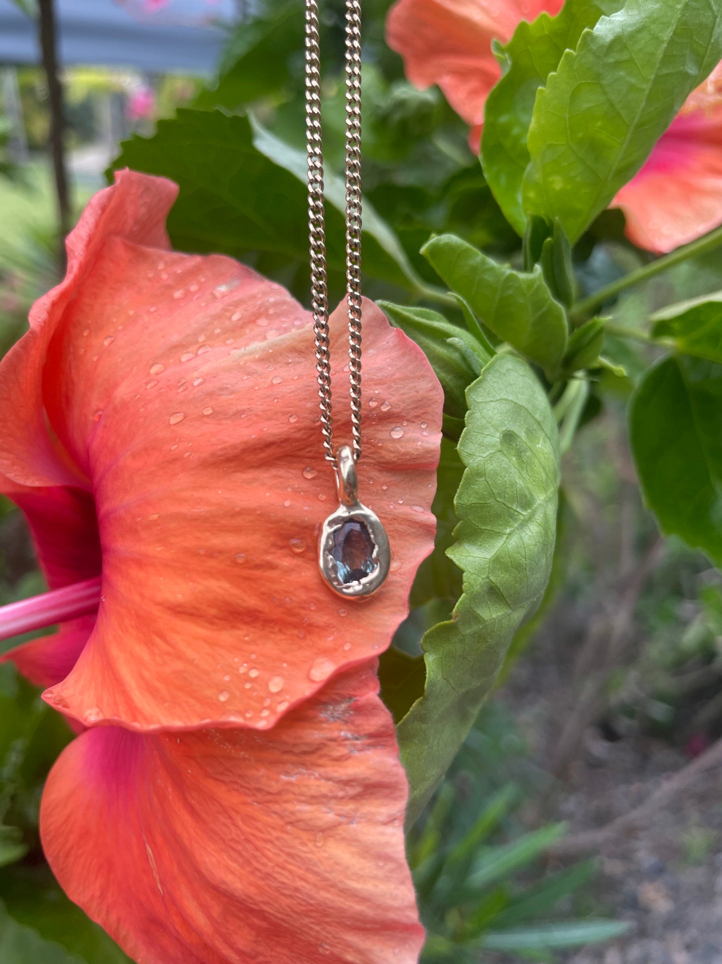 Aquamarine pendant