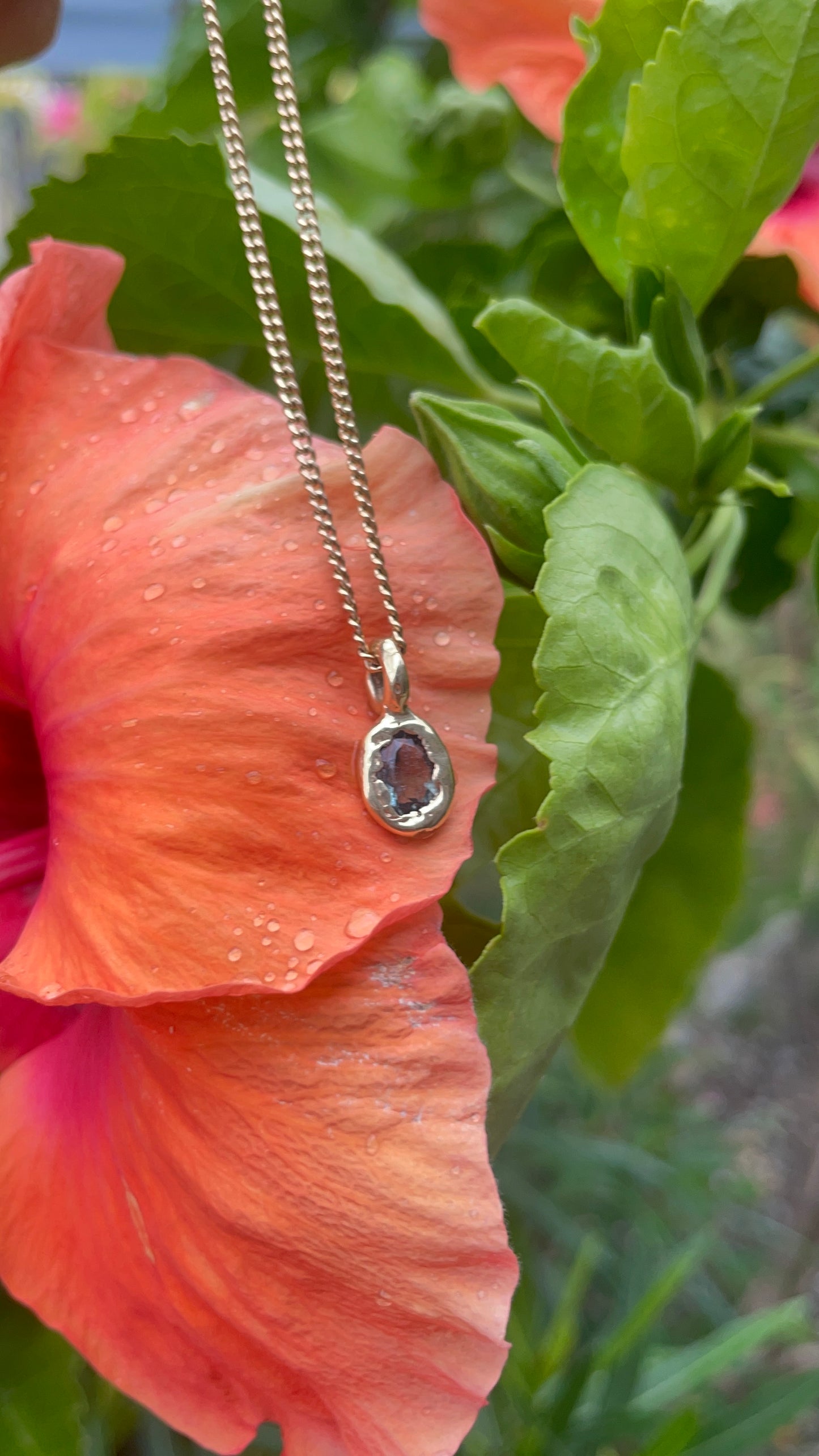 Aquamarine pendant